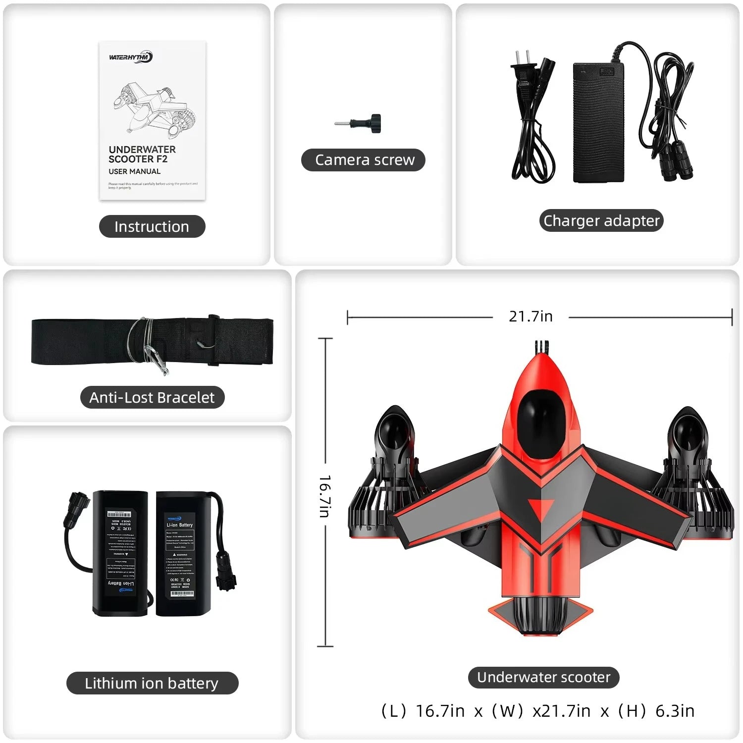 Scooter Subacqueo Elettrico 1000W